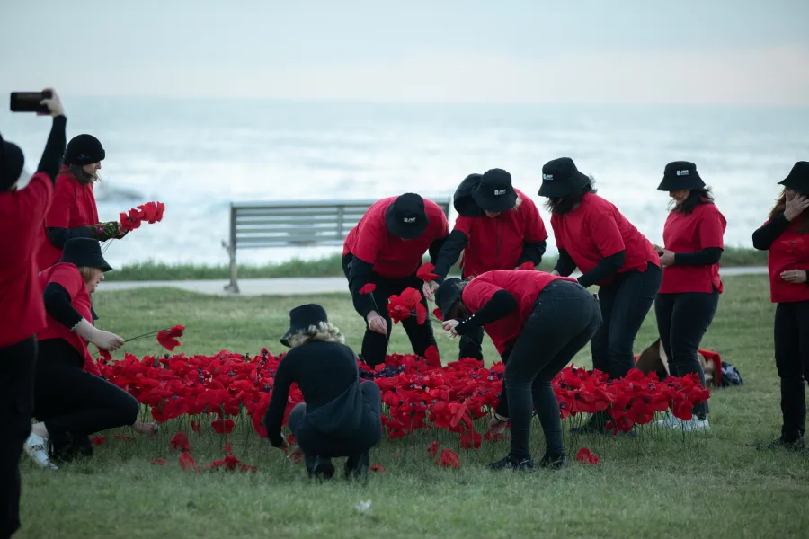 JNF Yom HaZikaron tribute at Marks Park Bondi photography by DarianKrostFilms