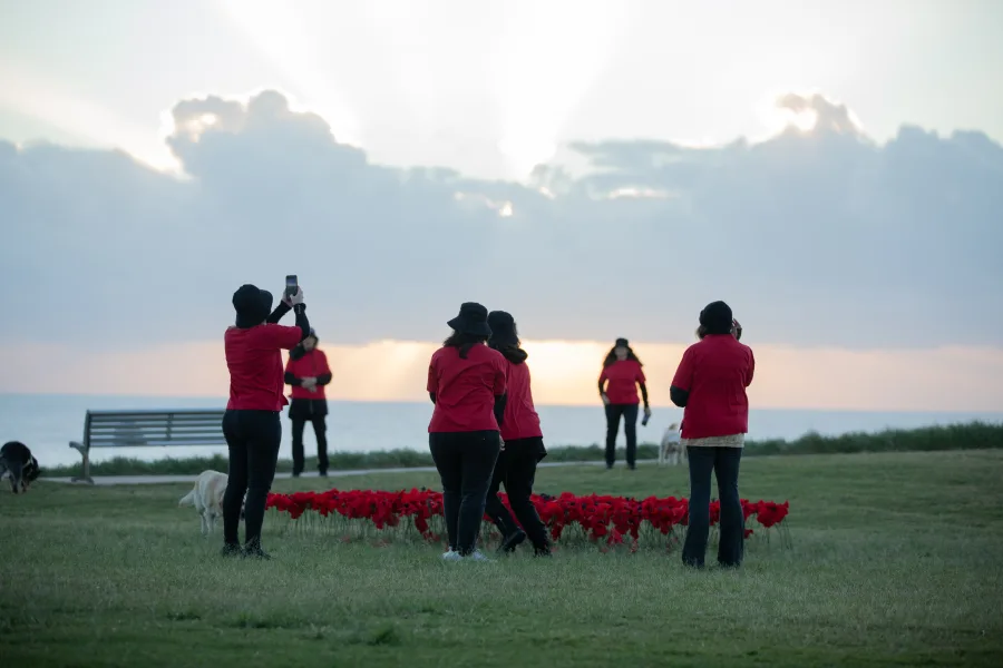 JNF Yom HaZikaron tribute at Marks Park Bondi photography by DarianKrostFilms