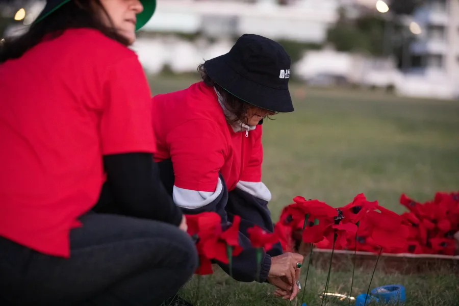 JNF Yom HaZikaron tribute at Marks Park Bondi photography by DarianKrostFilms
