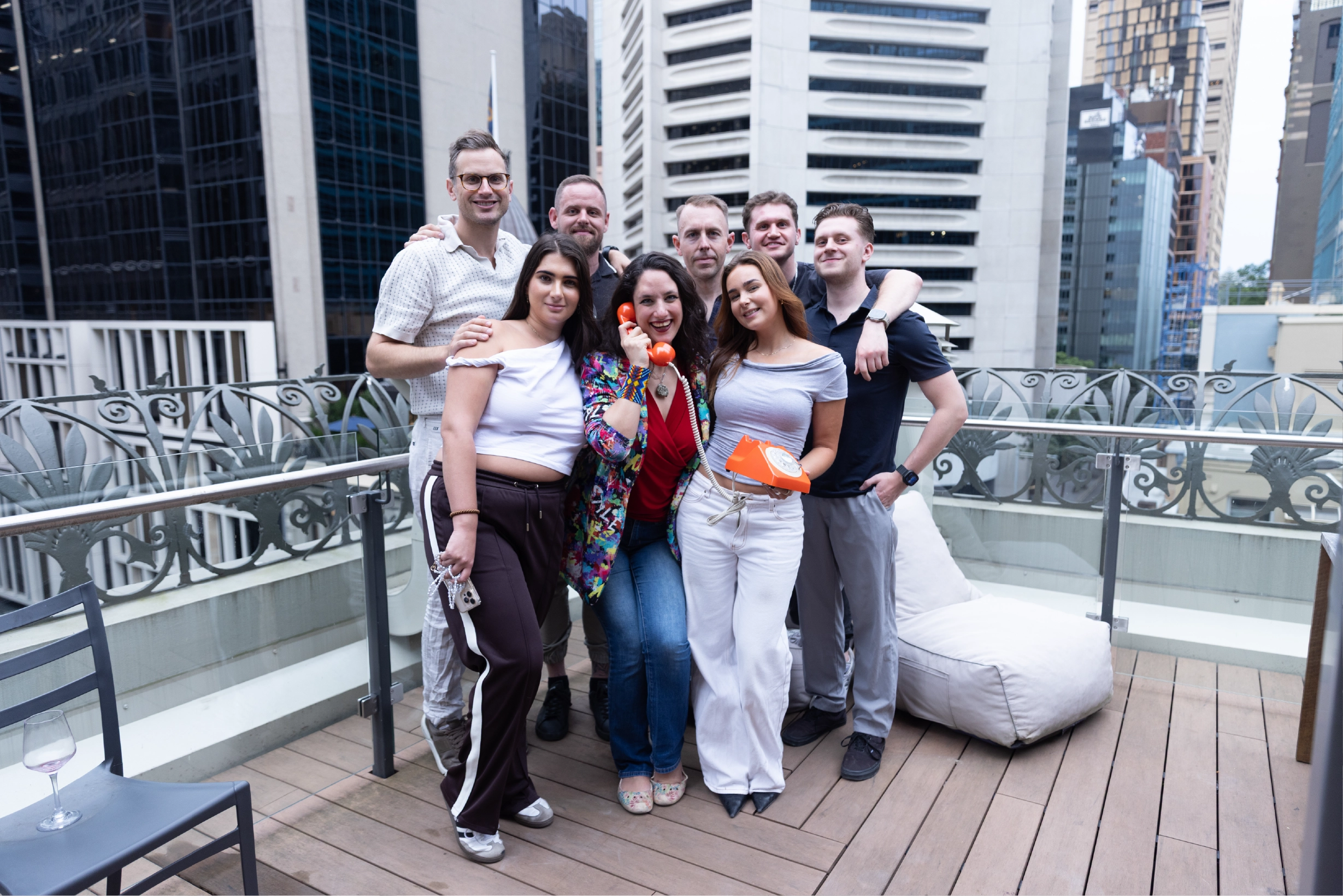 Sales Hero training room being filmed